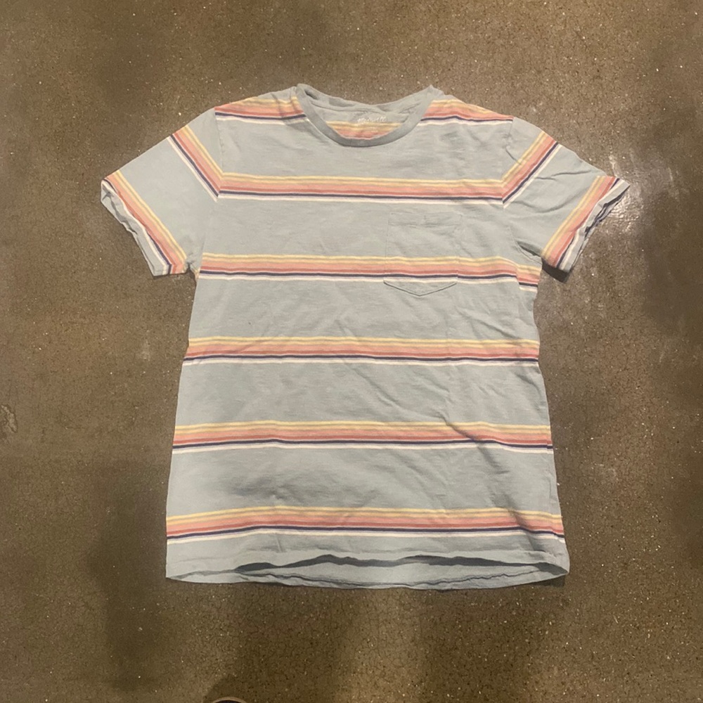 Madewell Mens Stripped Shirt